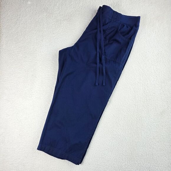 White Stag Pull Up Capris 100% Cotton Pants Size 16 - Picture 5 of 15